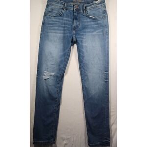 Pepe Jeans London Smith IP Tapered Vapour Mens Blue Jeans 32x31